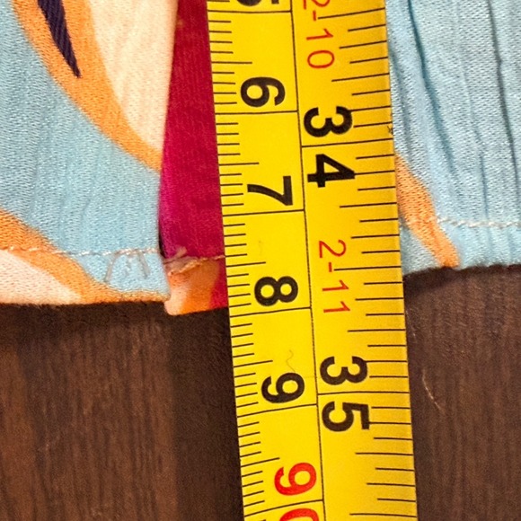 Easel Floral Cottagecore Tier Button Mini Dress Womens Small, with Pockets - Picture 10 of 10